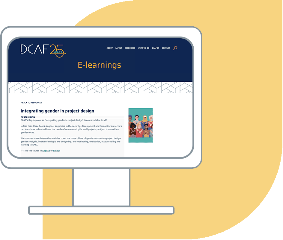 E-learning: Integrating gender in project design