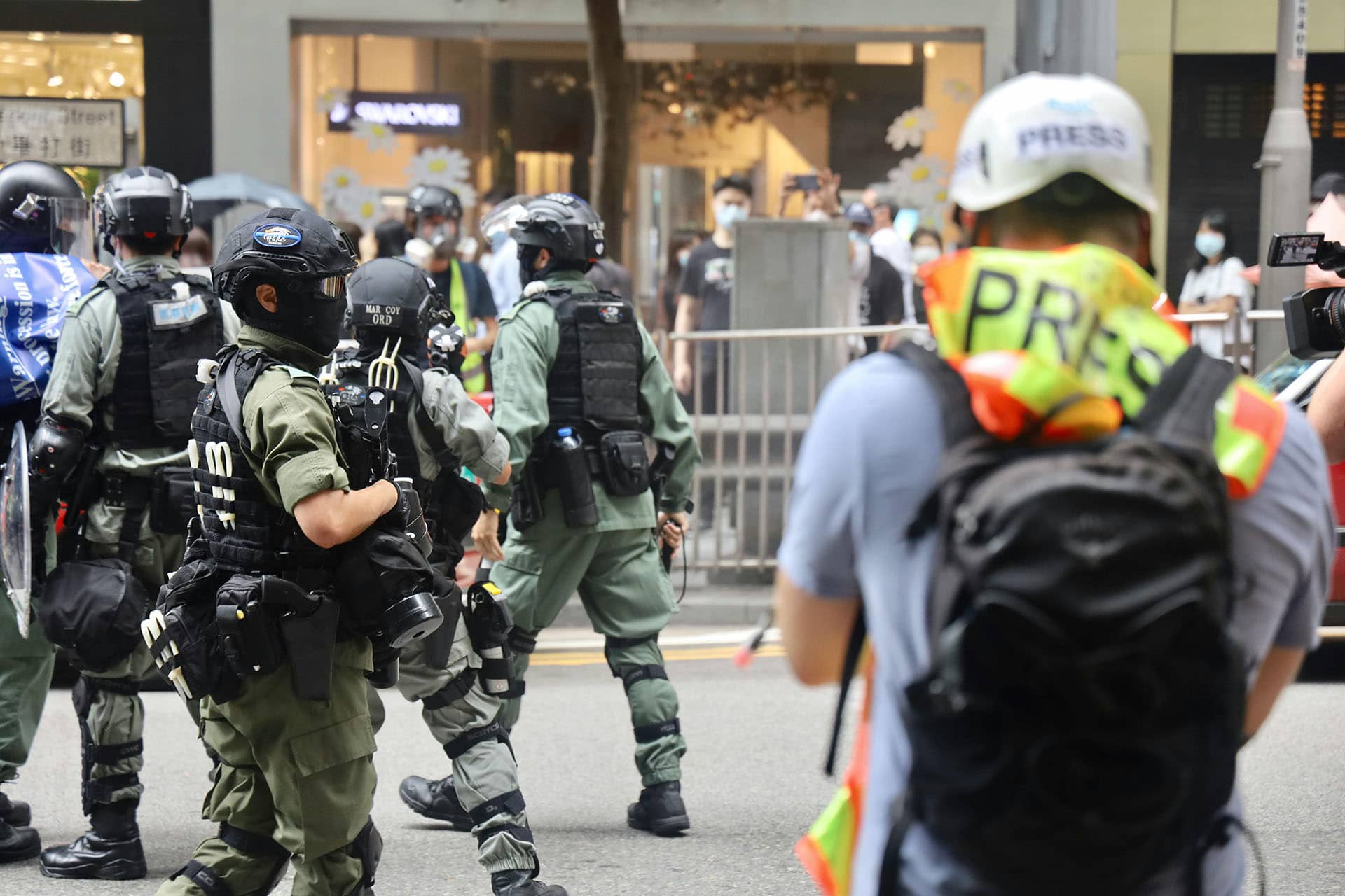 The Press Capturing the Events During a Protest, Hong Kong. Photo: Oscar Chan/Pexels