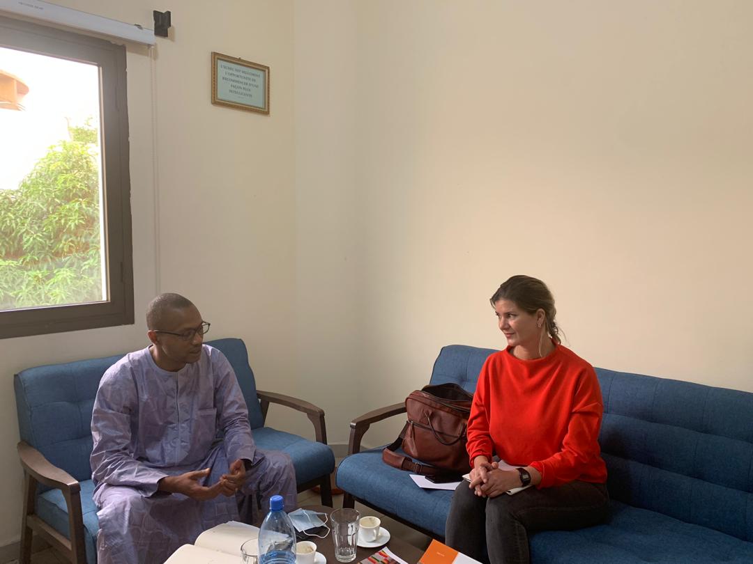 Meeting with Mrs. Sarah Vuilleumier Dolejs.