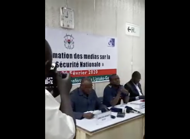Conférence de Presse du SGDN